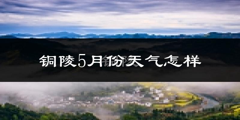 铜陵5月份天气如何?很热吗?